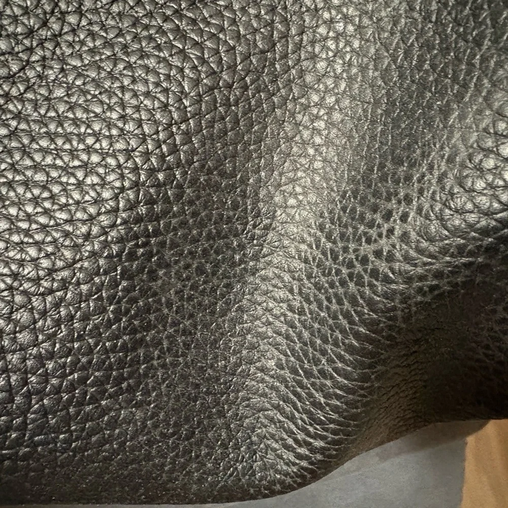 Dooney & Bourke Black Pebbled Leather Hobo with Gold Hardware - Picture 8 of 9